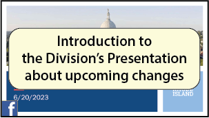 Introduction to DD Presentation about upcoming changes